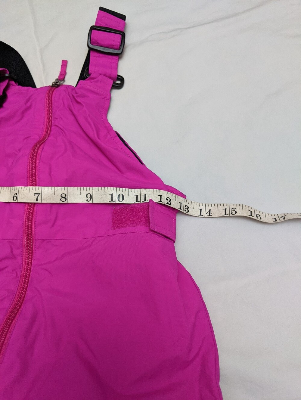 Columbia Girls Insulated Pink Snow Bib Size M 10-12 - Picture 3 of 14